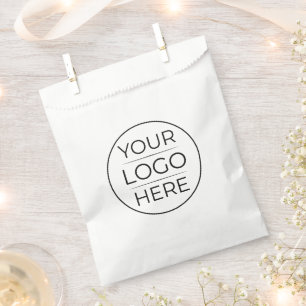Sachets En Papier Logo de marque d'entreprise moderne