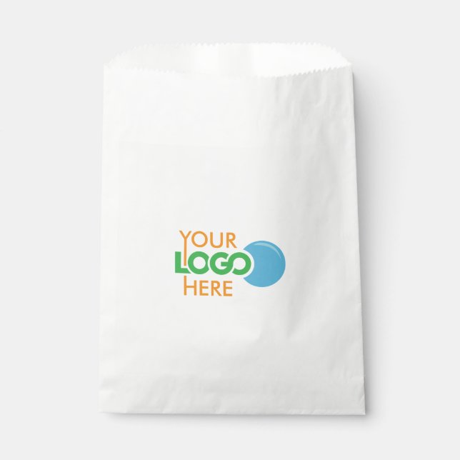 Sachets En Papier Logo d'entreprise personnalisé (Devant)