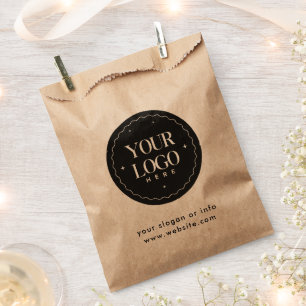 Sachets En Papier Logo d'entreprise personnalisé    Cadeau d'affaire