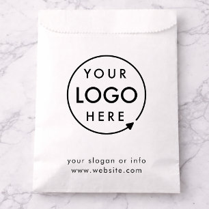 Sachets En Papier Logo d'entreprise   Swag promotionnel professionne