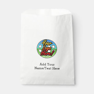 Sachets En Papier Logo Plein Couleur Promotionnel Entreprise Imprimé