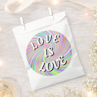 Sachets En Papier Love Is Love Fierté