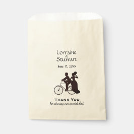 Sachets En Papier Lovely Rustic Mariage à vélo thème Merci