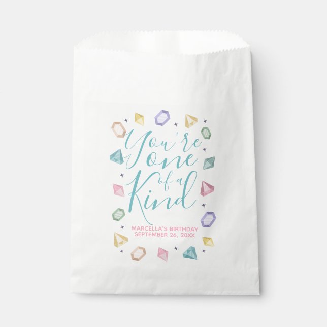 Sachets En Papier L'un des Anniversaires (Devant)