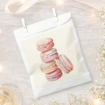 Macaron Aquarelle rose