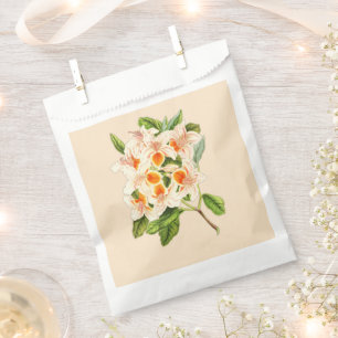 Sachets En Papier Magnifique azalée, orange florale