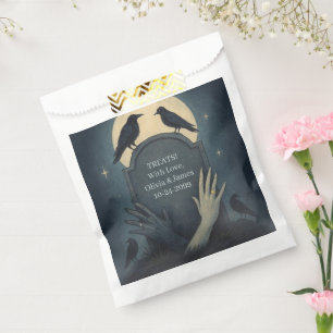 Sachets En Papier Magnifique Mariage de la romance Zombie Graveyard