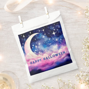 Sachets En Papier Magnifique Night Sky Crescent Lune Halloween