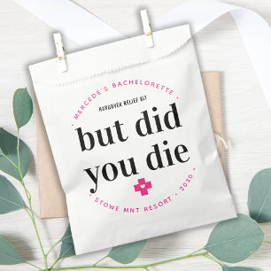 Sachets En Papier Mais Avez-Vous Mort Hangover Bachelorette Personna
