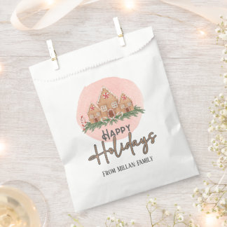Sachets En Papier Maison en pain d'épice mignonne