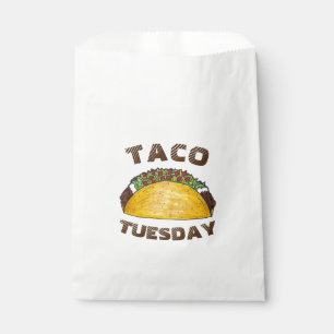 Sachets En Papier Mardi Taco Tex Mex Nourriture Mexicaine Cinco de M