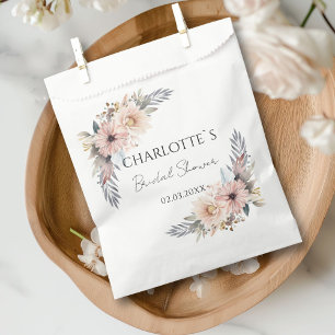 Sachets En Papier Mariage Bohème Fleurs Douceur