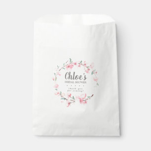 Sachets En Papier Mariage champêtre rose poudré floral Shower