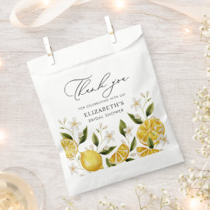 Sachets En Papier Mariage Citron Main Squeeze