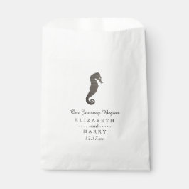 Sachets En Papier Mariage Clay Seahorse Beach