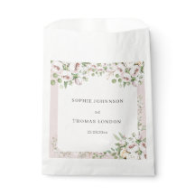 Mariage d'aquarelle fleurie rose duveteuse