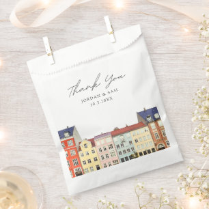 Sachets En Papier Mariage de Copenhague - Sac photo personnalisé Fav
