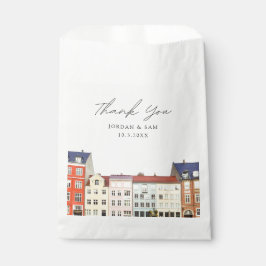Sachets En Papier Mariage de Copenhague - Sac photo personnalisé Fav