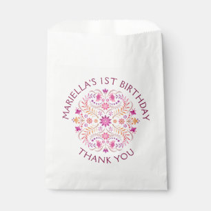 Sachets En Papier Mariage de douche Fiesta Rose Anniversaire