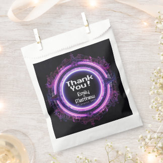 Sachets En Papier Mariage de fusion Cyber-Médiéval