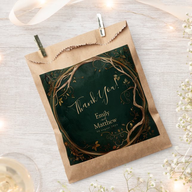 Sachets En Papier Mariage de la Majesté de la Terre du milieu (Coupé)