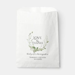 Sachets En Papier Mariage de terres boisées
