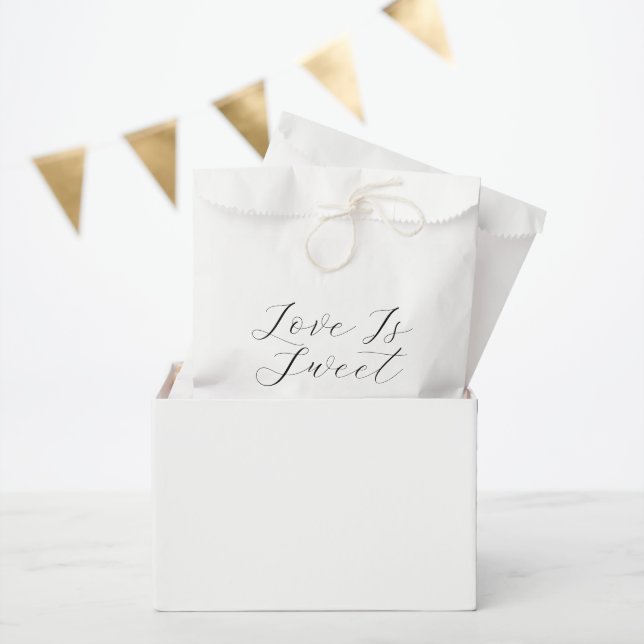 Sachets En Papier Mariage élégant (Fête)