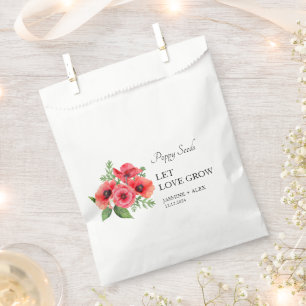 Sachets En Papier Mariage Graine de Pavot Fait Grandir l'Amour