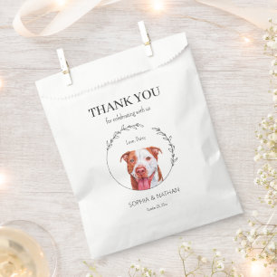 Sachets En Papier Mariage Merci simple Pit Favoriser le sac