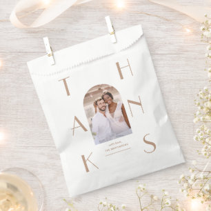 Sachets En Papier Mariage photo monochromatique neutre