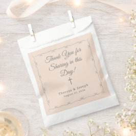 Sachets En Papier Mariage purement catholique