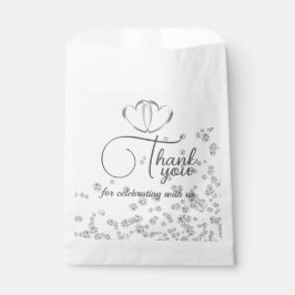 Sachets En Papier Mariage Royal Blue, Diamonds & Hearts