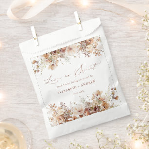 Sachets En Papier Mariage Rustique Boho Garden Flowers