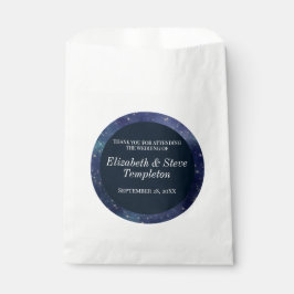 Sachets En Papier Mariage Starry Nuit Céleste Merci Marine