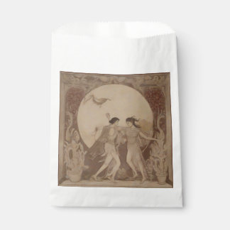 Sachets En Papier Mariage sumérien sur la lune d'automne