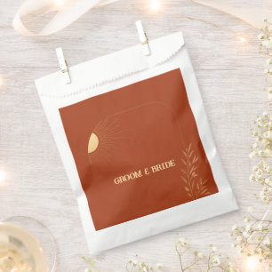 Sachets En Papier Mariage Terre Cuite Bohème Soleil