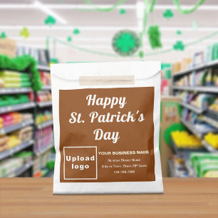 Sachets En Papier Marque d'affaires Brown, St. Patrick's Day, sac en