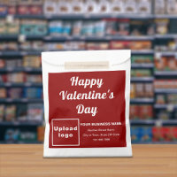 Marque rouge d'affaires; Valentine; sac en papier