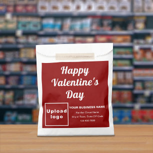 Sachets En Papier Marque rouge d'affaires; Valentine; sac en papier
