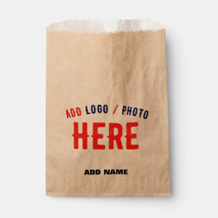 SACHETS EN PAPIER MARQUE VERIFIEE BRUN PERSONNALISABLE MODERNE DE ST