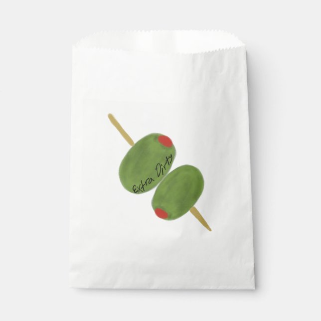 Sachets En Papier Martini Olives Favoriser le sac (Devant)