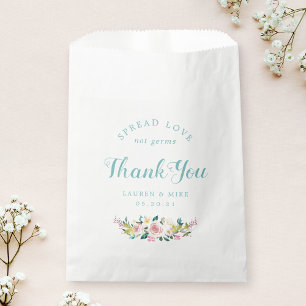 Sachets En Papier Masque facial de Fête des mariées Mariage rose rus