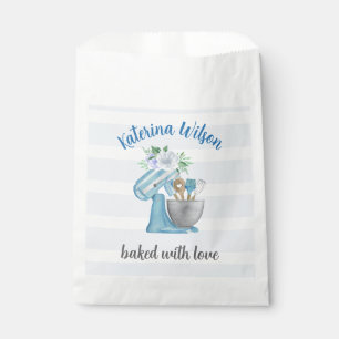 Sachets En Papier Mélangeur Fleur Bleue Boulangerie Maison
