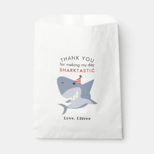 Sachets En Papier Merci d'anniversaire de Sharktastic