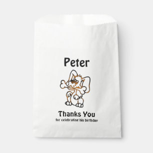 Sachets En Papier Merci de chiot mignon