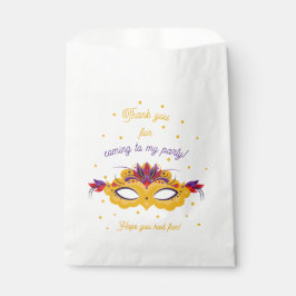 Sachets En Papier Merci de fête d'anniversaire du Carnaval