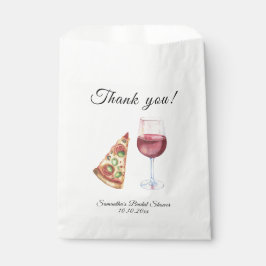 Sachets En Papier Merci de Fête des mariées d'aquarelle parfaite