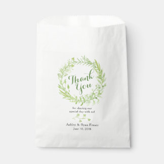 Sachets En Papier Merci de Mariage de  fleuri