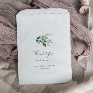 Sachets En Papier Merci de verdure d'été Mariage