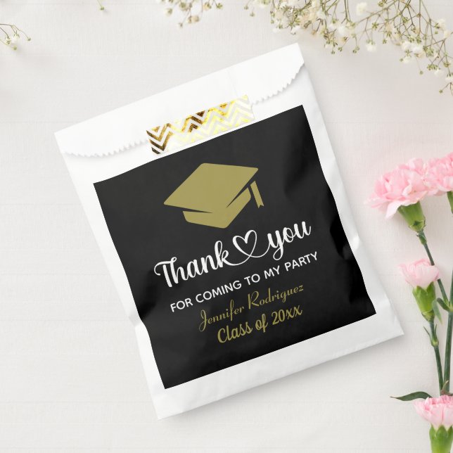 Sachets En Papier Merci D'Être Arrivé À Mon Pac De Diplôme (Scellé)